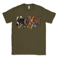 Army Green hockey mom Classic Tee - RacoonDesign