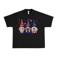 Black USA gnomies 4th of july Urban Heavy Tee - HowdyJamesFarm