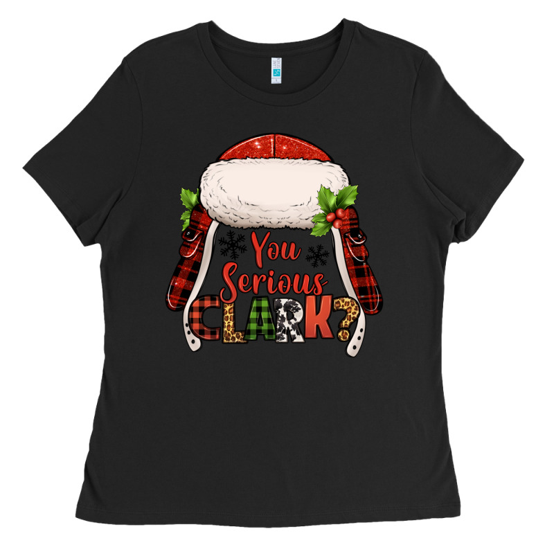 Western You Serious Clark Christmas Ladies Tee by Jasminsmagicworld | Teevron