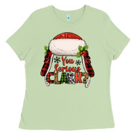 Matcha western you serious clark christmas Ladies Tee - Jasminsmagicworld
