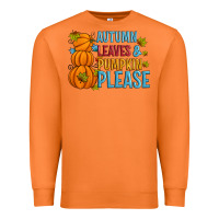 Carrot Autumn leaves and pumpkin please Premium Sweatshirt - Artiststas