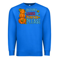 True Royal Autumn leaves and pumpkin please Premium Sweatshirt - Artiststas