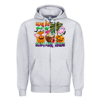 Heather Grey With God All Things Are Possible Summer Zipper Hoodie - CowhideDigitalArt