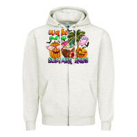 Oatmeal Heather With God All Things Are Possible Summer Zipper Hoodie - CowhideDigitalArt