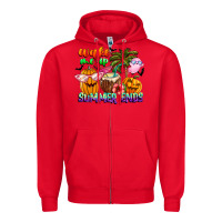 Red With God All Things Are Possible Summer Zipper Hoodie - CowhideDigitalArt