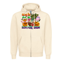 Sandshell With God All Things Are Possible Summer Zipper Hoodie - CowhideDigitalArt