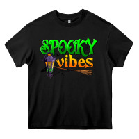 Black spooky vibes Heavy Core Tee - BundleAndBundleShop