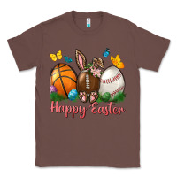 Chestnut Happy Easter sports with butterfly Classic Tee - NancyCooperArtShop