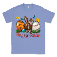 Colony Blue Happy Easter sports with butterfly Classic Tee - NancyCooperArtShop