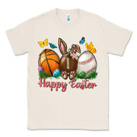 Natural Happy Easter sports with butterfly Classic Tee - NancyCooperArtShop