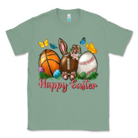 Sage Happy Easter sports with butterfly Classic Tee - NancyCooperArtShop