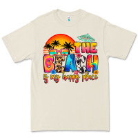 Bone the beach is my happy place Premium Tee - Artiststas