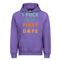 Tulip I F.uck On The First Date Funny First Date Gift Urban Hoodie - lanVoArt