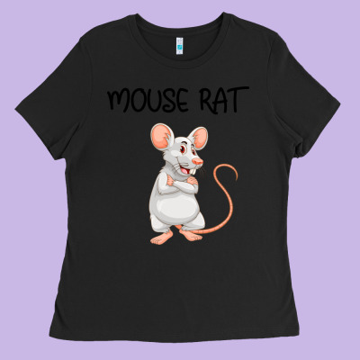 Mouse Rat Ladies Tee Designed By Bettercallsaul