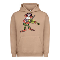 Pigment Burro the iommi monkey Urban Hoodie - lanVoArt