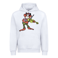 White the iommi monkey Urban Hoodie - lanVoArt