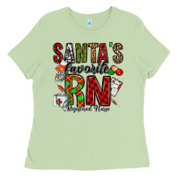 Matcha santa's favorite rn Ladies Tee - Jasminsmagicworld