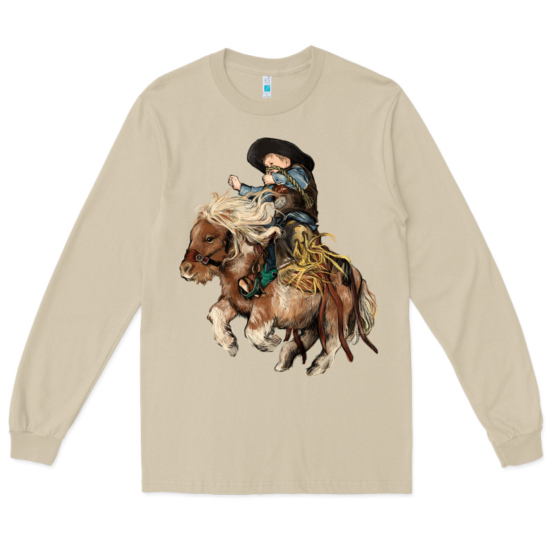 Midilli Little Cowboy Kid Rodeo Long Sleeve Tee by HowdyJamesFarm | Teevron