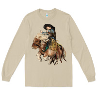 Mushroom Midilli little Cowboy kid rodeo Long Sleeve Tee - HowdyJamesFarm