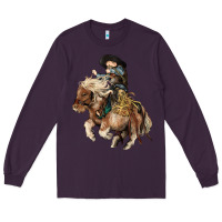 Plum Midilli little Cowboy kid rodeo Long Sleeve Tee - HowdyJamesFarm
