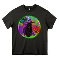 Asphalt halloween round earrings Heavy Core Tee - BundleAndBundleShop