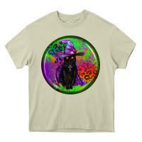 Mossy halloween round earrings Heavy Core Tee - BundleAndBundleShop