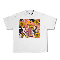 Lunar Rock cowgirl boots sunflower Urban Heavy Tee - TumblerDesignByShophia