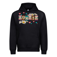 Black daisy auntie Urban Hoodie - AdoDesignShop