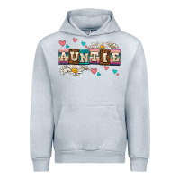 Heather Grey daisy auntie Urban Hoodie - AdoDesignShop