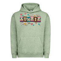 Pigment Oil Green daisy auntie Urban Hoodie - AdoDesignShop