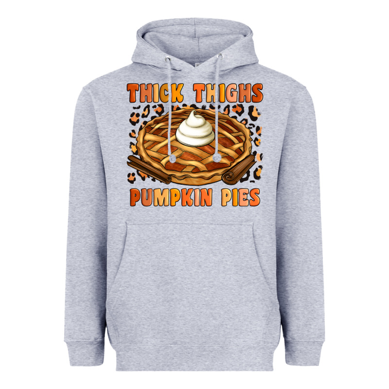 Thick Thighs Pumpkin Pies Heavyweight Hoodie by Artiststas | Teevron