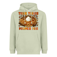 Matcha Thick Thighs Pumpkin Pies Heavyweight Hoodie - Artiststas