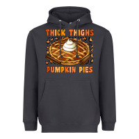 Smoke Thick Thighs Pumpkin Pies Heavyweight Hoodie - Artiststas