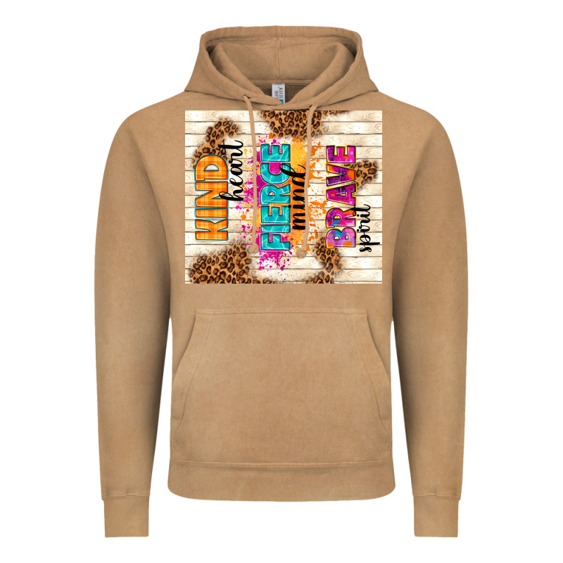 Kind Heart Fierce Mind Brave Spirit Vintage Hoodie by TumblerDesignByShophia | Teevron