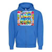 True Royal summer time Zipper Hoodie - CowhideDigitalArt