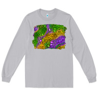 Moon Dust mardi gras leopard gemstone background Long Sleeve Tee - RanaPortraitStore