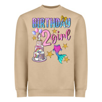 Mushroom birthday girl 2 Heavyweight Sweatshirt - BundleAndBundleShop