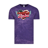 Cloud Purple American babe Vintage Tee - HowdyJamesFarm