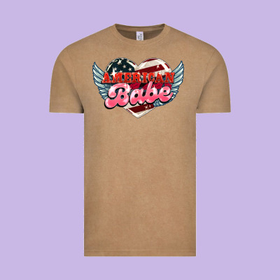 American Babe Vintage Tee Designed By Howdyjamesfarm