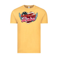 Vintage Mustard American babe Vintage Tee - HowdyJamesFarm