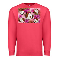 Cardinal Guinea pig flowers Premium Sweatshirt - Artiststas