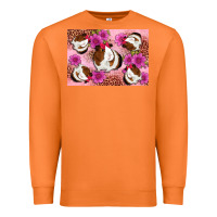 Carrot Guinea pig flowers Premium Sweatshirt - Artiststas