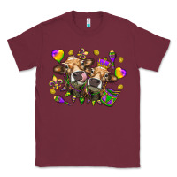Burgundy Mardi Gras heifers Classic Tee - NancyCooperArtShop