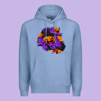 Halloween Pumpkin Patch  1 Premium Hoodie Designed By Bundleandbundleshop