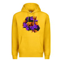 Lemon halloween pumpkin patch  1 Premium Hoodie - BundleAndBundleShop