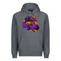 Rock halloween pumpkin patch  1 Premium Hoodie - BundleAndBundleShop