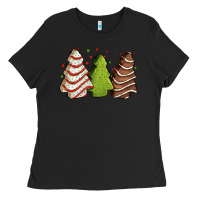 Black Christmas cakes Ladies Tee - Jasminsmagicworld