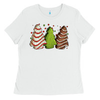 White Christmas cakes Ladies Tee - Jasminsmagicworld