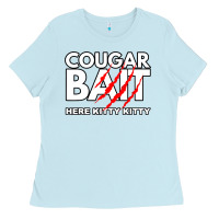 Baby Blue cougar bait funny halloween costume older woman younger man Ladies Tee - lanVoArt