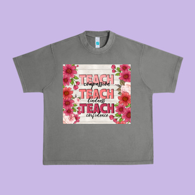Teacher Life Urban Heavy Tee Designed By Tumblerdesignbyshophia